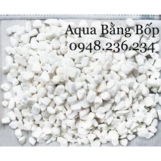 Sỏi Trắng Trang Trí Hồ Cá, Non Bộ, Cây Cảnh (1kg)