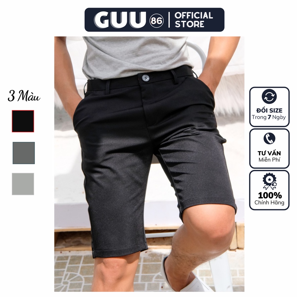 Quần Short Tây Nam Basic Cao Cấp Quần Âu Trơn Ngắn Trên Gối Phong Cách Hàn Quốc