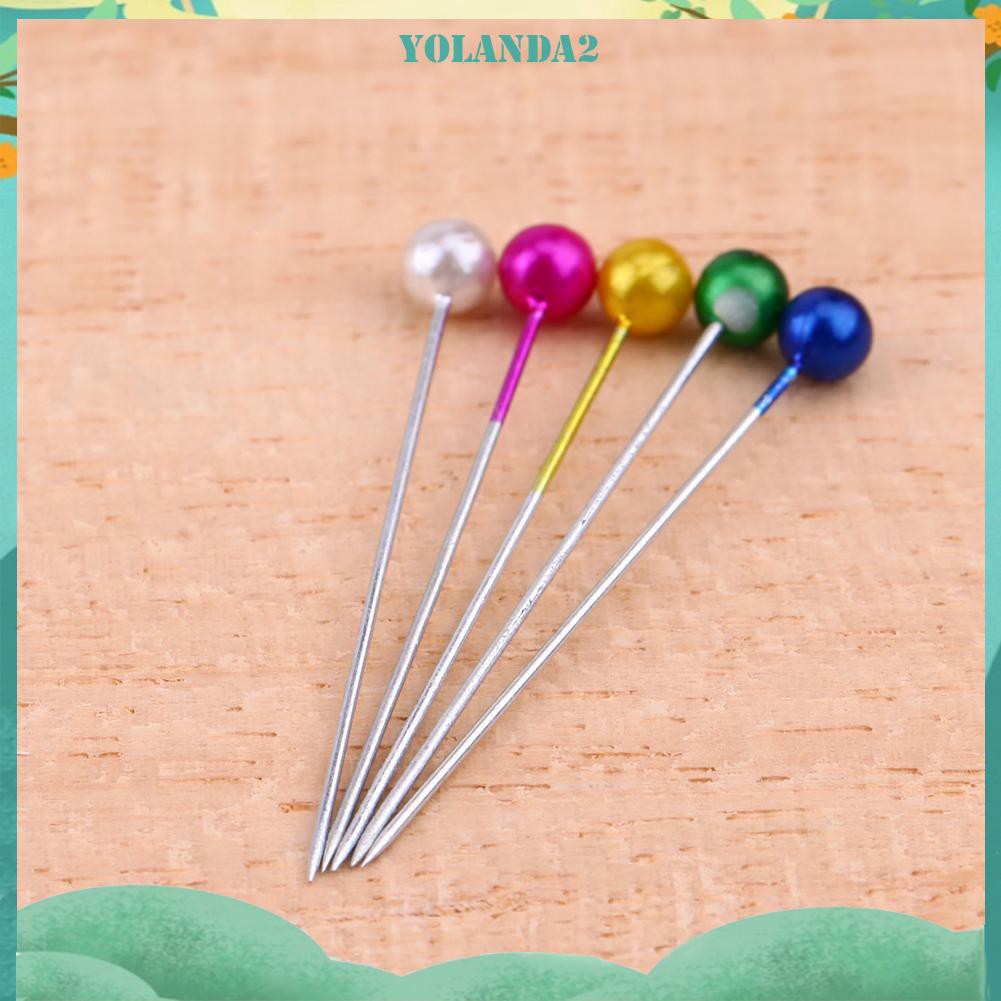 Set 100 Kim Ghim Đầu Tròn 1.57inch Bằng Thép Không Gỉ Chuyên Dụng Cho Thợ May