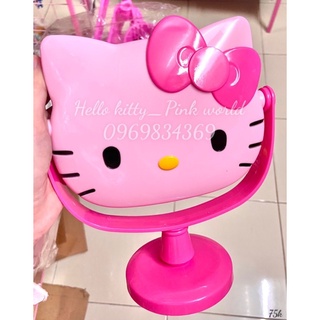 gương để bàn đầu mèo hello kitty