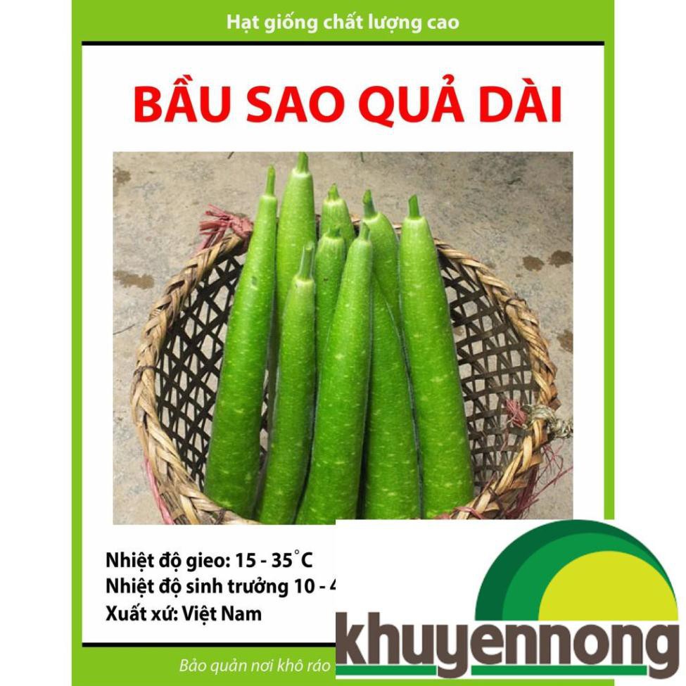 GÓI 100 HẠT GIỐNG BẦU SAO QUẢ DÀI