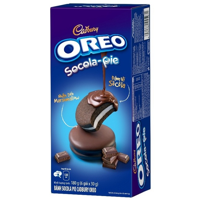 Hộp 6 chiếc bánh SOCOLA PIE CADBURY OREO (180g)