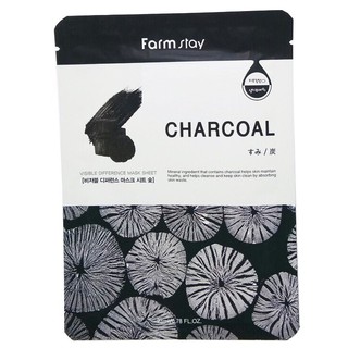 MẶT NẠ DƯỠNG DA HÀN QUỐC FARM STAY - THAN HOẠT TÍNH