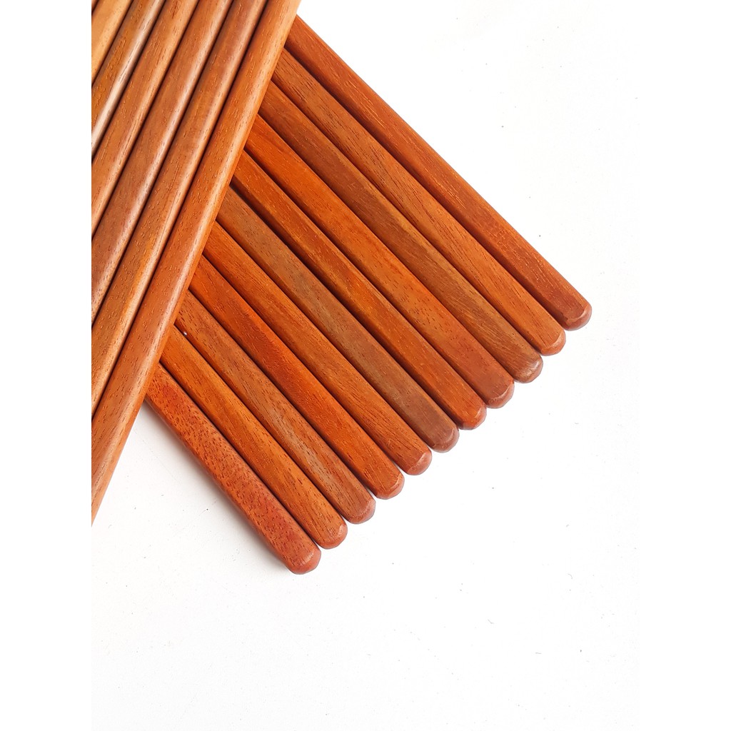 Đũa gỗ cẩm trơn đầu tròn 23 cm