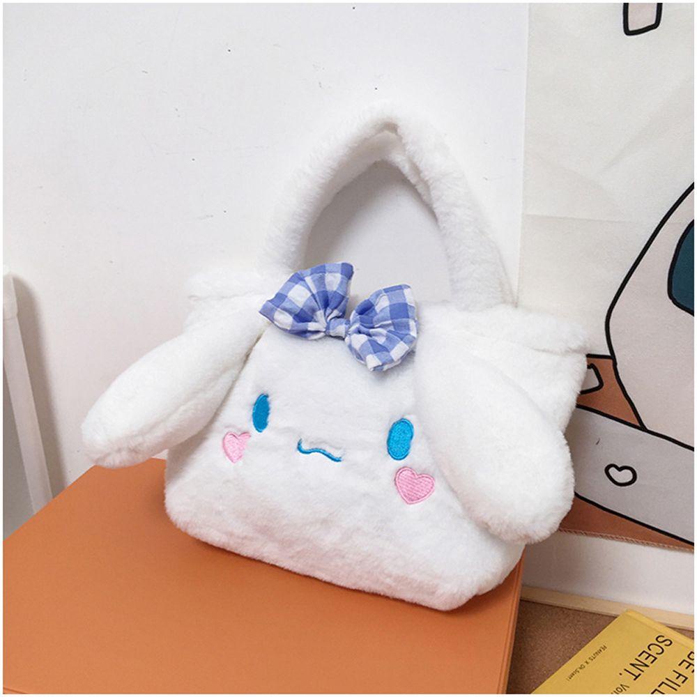 ELEGANT Túi Tote Hình Thỏ Melody / Cún Cinnamon Nhồi Bông Xách Tay Thời Trang
