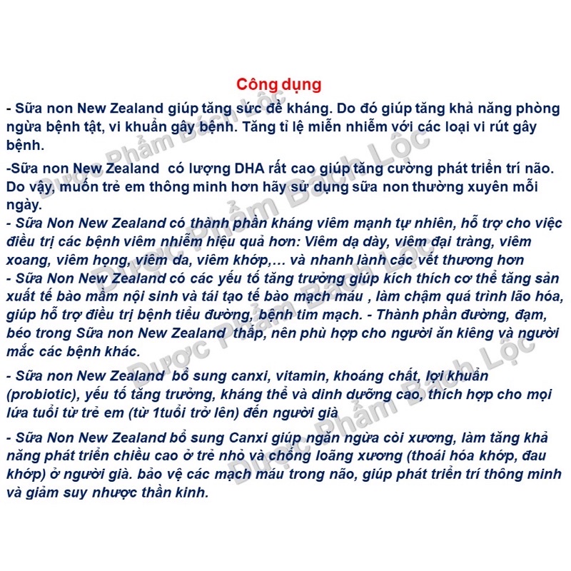 Sữa non Newzealand  900g giúp tăng đề kháng phát triển chiều cao trí não cân nặng ở trẻ nhỏ [ Sữa non New Zealand ]