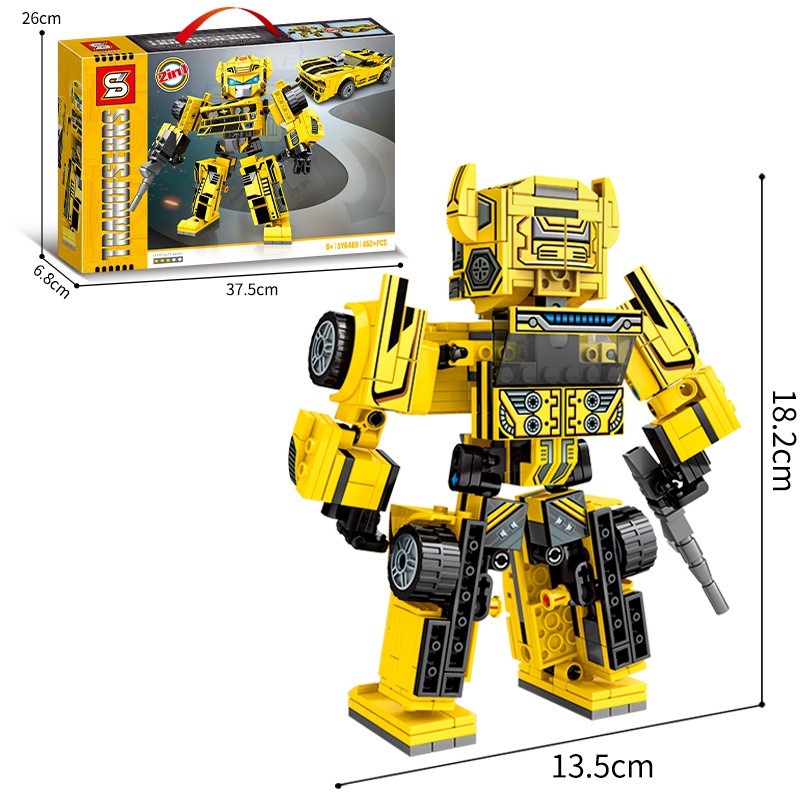 Đồ chơi Lắp ghép Mô hình  SY 6488 Transformers for the glory of war Robot biến dạng