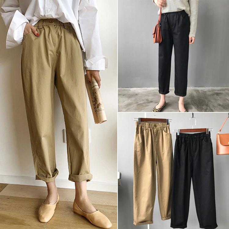 Nhập WAPCK102 giảm 25k đơn từ 200k - [GIÁ SỈ] Quần baggy kaki cài cúc (Sỉ từ 5sp bất kỳ)