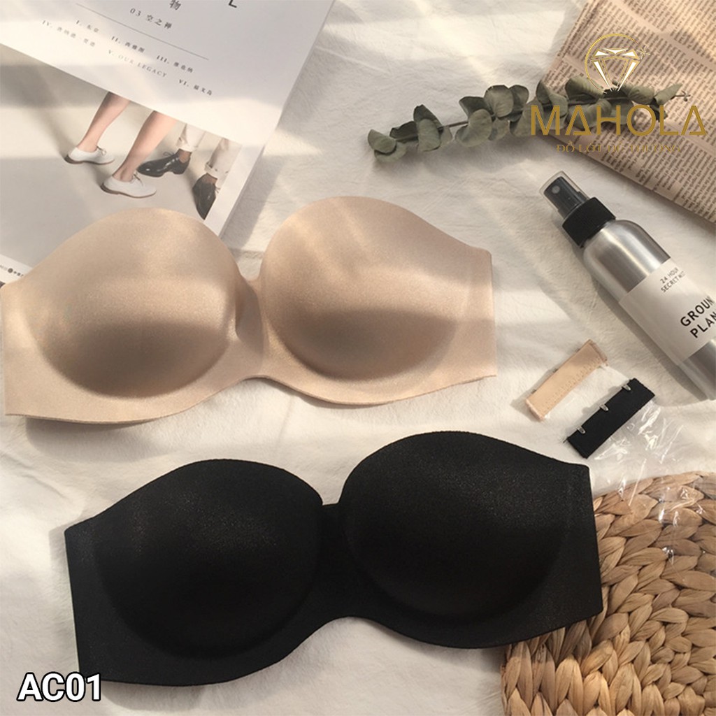 Áo ngực đúc su quai trong cao cấp chống tụt Mahola AC01