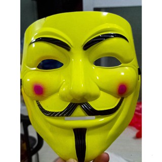 Mặt nạ hacker vàng đậm 2021