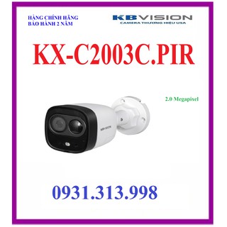Camera HDCVI hồng ngoại 2.0 Megapixel KBVISION KX-C2003C.PIR