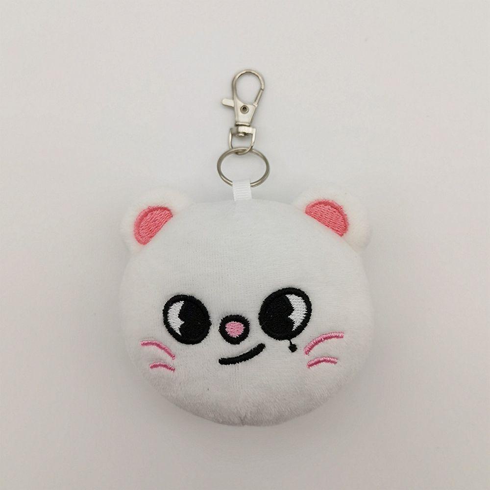LILYES Móc Khóa Hình Búp Bê Nhồi Bông Dễ Thương
