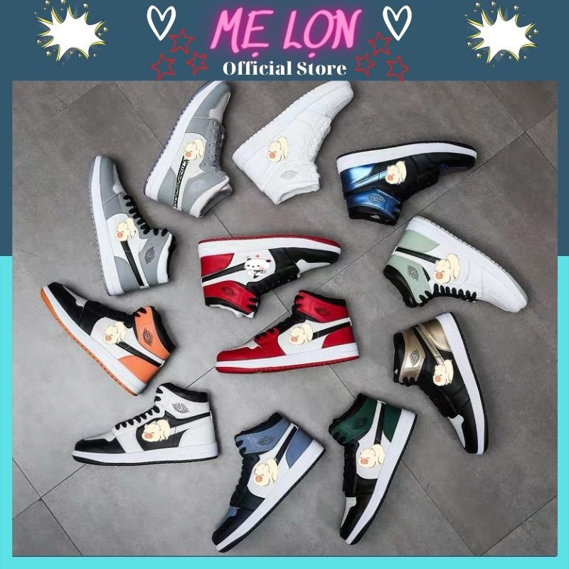 Giày Sneaker 😍FREESHIP😍 Giày JD Cổ Cao - Giày Thể Thao Full Size Nam Nữ