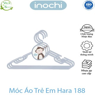 [ Set 5 ] Móc Treo Quần Áo, Móc Quần Áo Trẻ Em Hara 188,Treo Đồ Trẻ Em Nhựa Cao Cấp Inochi Tiêu Chẩn Nhật