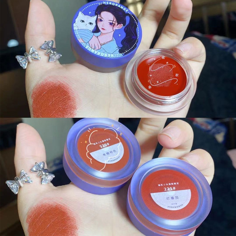 [Hàng mới về] Son kem lì HERORANGE dưỡng ẩm lâu trôi