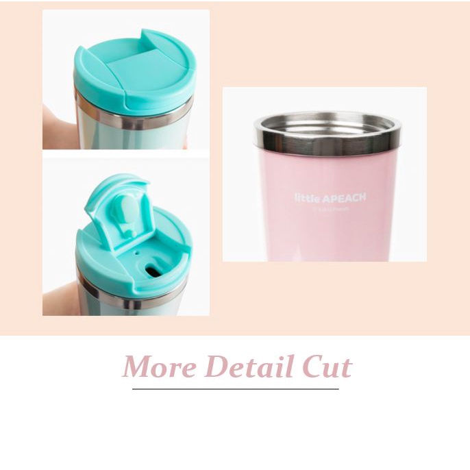 Bình nước đồ họa Kakao 400ml Ryan Apeach Muzi