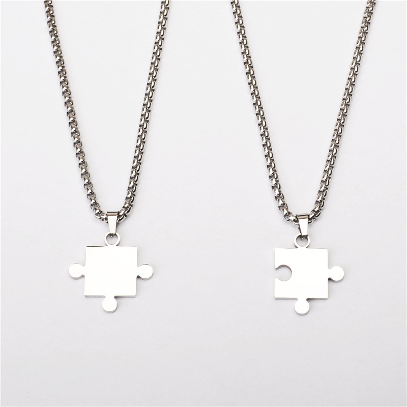 Vòng cổ Thép Titan Thiết Kế Đơn Giản Phong Cách Hip-hop Cho Nam Và Nữ