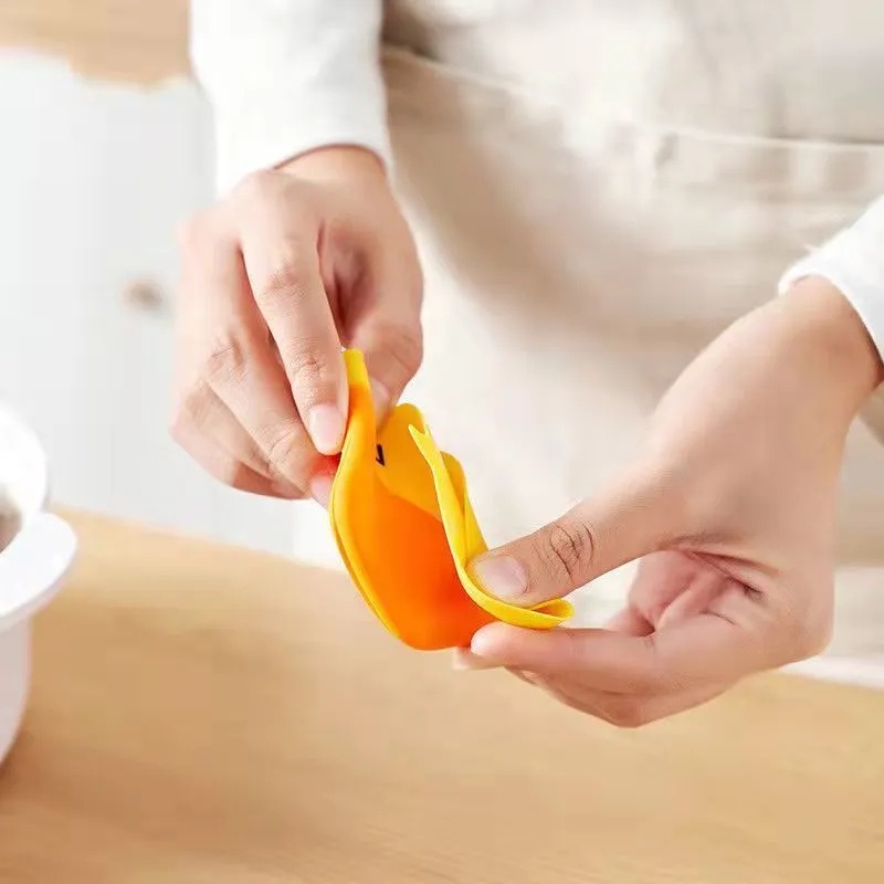 Kẹp Nhấc Nồi Cách Nhiệt Chống Trượt Chịu Nhiệt Độ Cao Hình Chú Vịt Dễ Thương Đa Năng