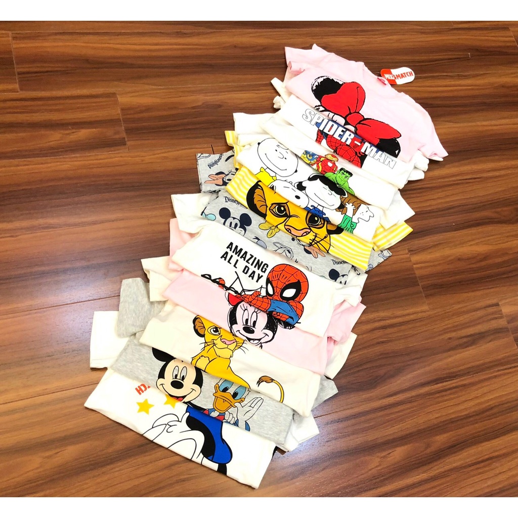 Bộ cotton bé trai bé gái Miji xuất xịn
