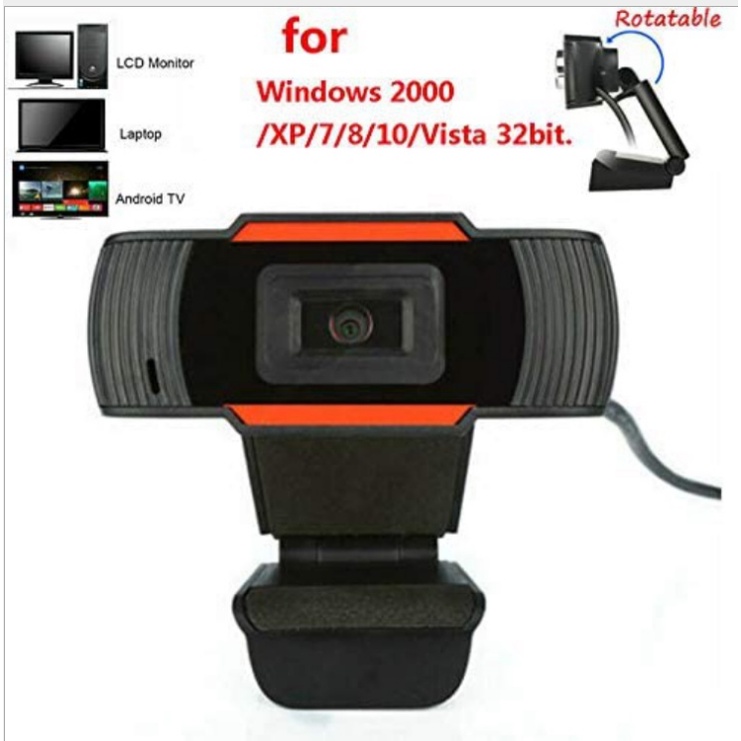Webcam 30 độ 1080p HD USB có micro cho máy tính | BigBuy360 - bigbuy360.vn