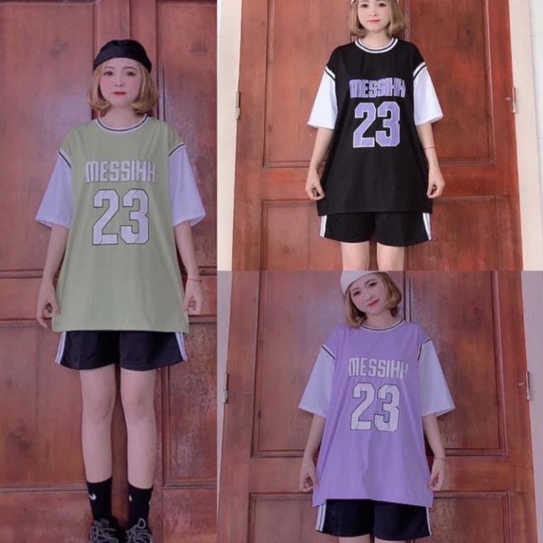 Set Bộ Thể Thao Bóng Rổ Áo SỐ 23 và Quần Short 3 Sọc [ẢNH THẬT]