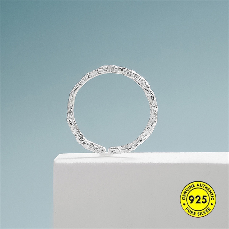 Nhẫn mạ bạc 925 phong cách Hàn Quốc cho nữ