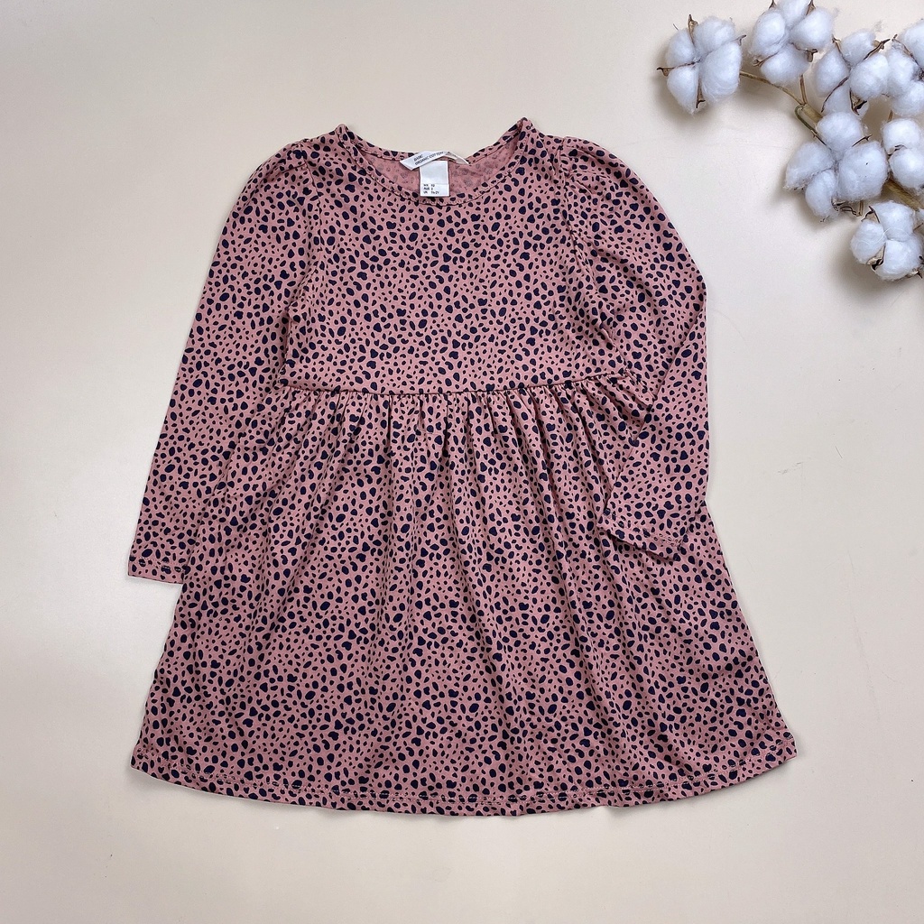 Váy cotton HM dài tay 3 hình BG 2 - 10y