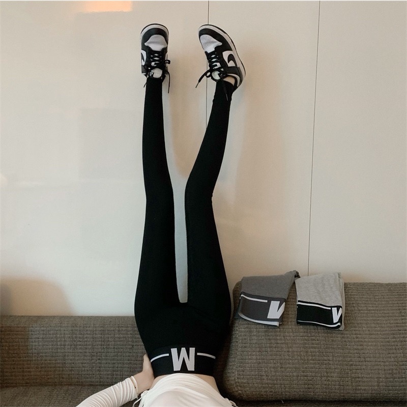 Quần Legging Nữ Cạp Chữ M Chất Cotton Tăm Thon Gọn Thời Trang Mẫu Mới
