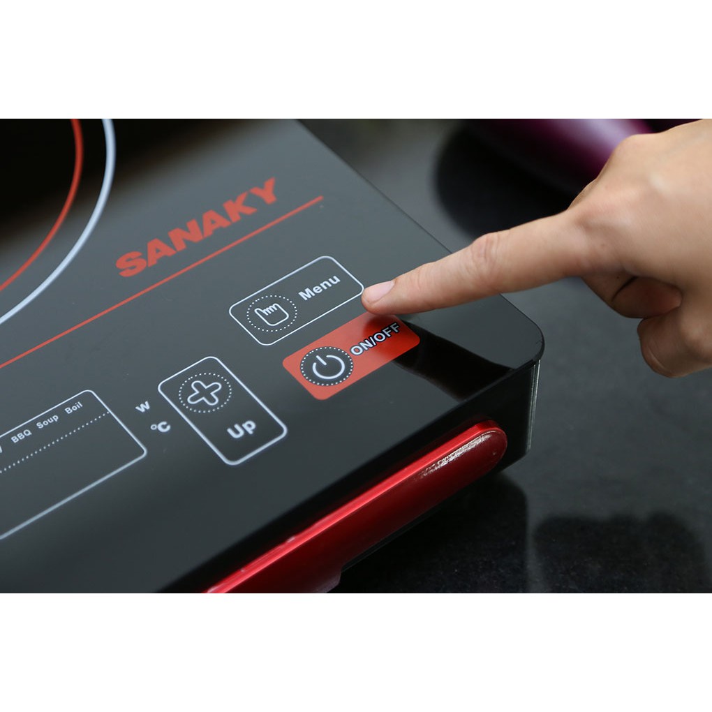 Bếp hồng ngoại Sanaky SNK2101HG cao cấp nấu được tất cả các loại nồi