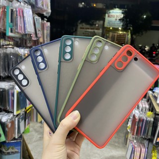 Ốp Samsung S21, S21plus dẻo viền lưng nhám bảo vệ camera