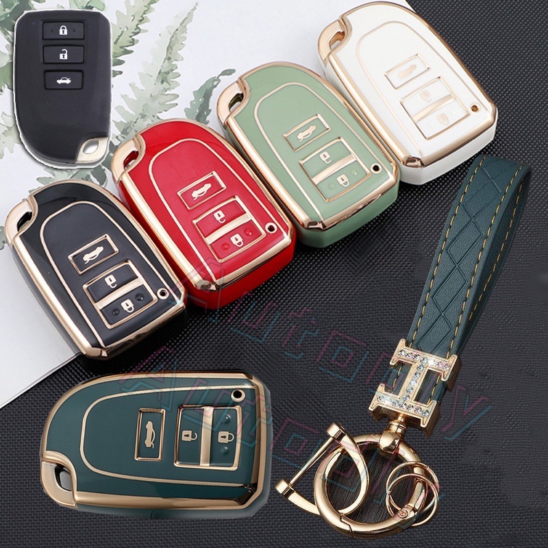 Ốp Bảo Vệ Chìa Khóa Xe Hơi Toyota Vios Toyota Yaris Bằng TPU Chống Trầy Bao chìa khoá xe Toyota Vios 2019 - 2020 - 2021 ，Yaris Ốp chìa khoá Toyota Vios-G
