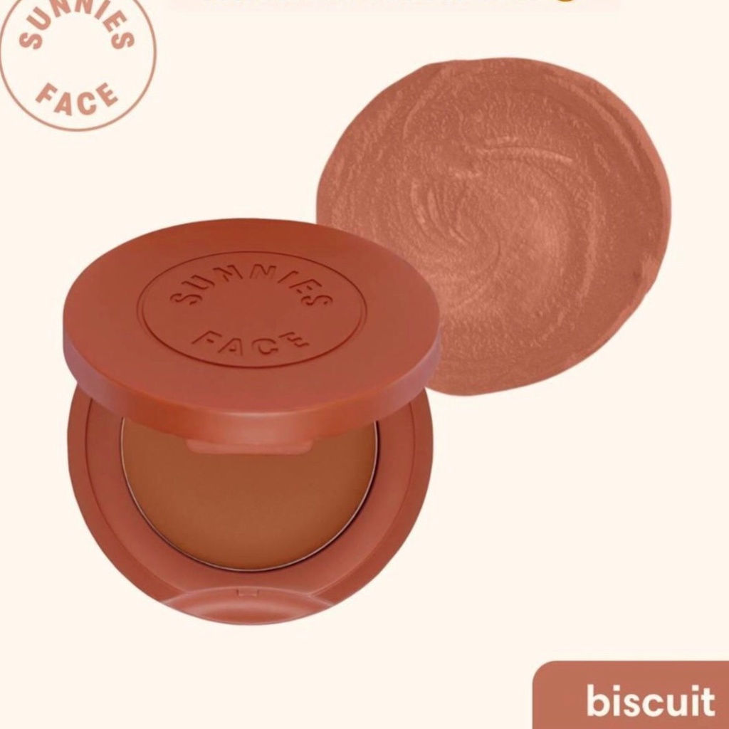 Phấn Má SUNNIES FACE Airblush Biscuit [Cream Blush &amp; Cheek Tint]