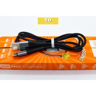 [Ảnh thật tự chụp]Cáp sạc Hoco X38 Lightning, Micro-USB, TypeC Micro-USB, TypeC 1m