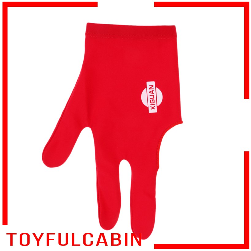 Găng Tay Chơi Bida Ba Ngón Trái / Phải Chất Liệu Spandex Mềm Mại