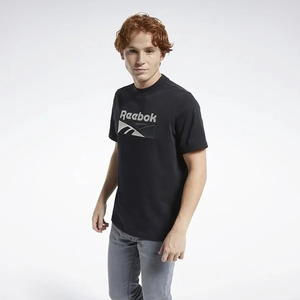 Áo Thun Thể Thao Unisex Thời Trang Reebok CL V SPLIT VECTOR TEE FT7841