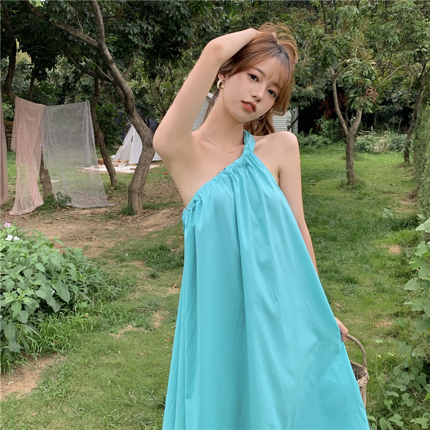 Đầm Hai Dây Hở Lưng Thời Trang Mùa Hè Pháp | BigBuy360 - bigbuy360.vn