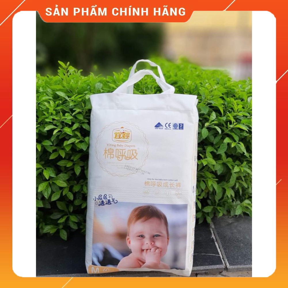 [CHẤT LƯỢNG] Bỉm Yiying 🍒FREESHIP🍒 Tã/Bỉm YIYING hơi thở bông, heo, tên lửa, Hoa quả, Cá dán / quần S72/M60/L52/XL44/