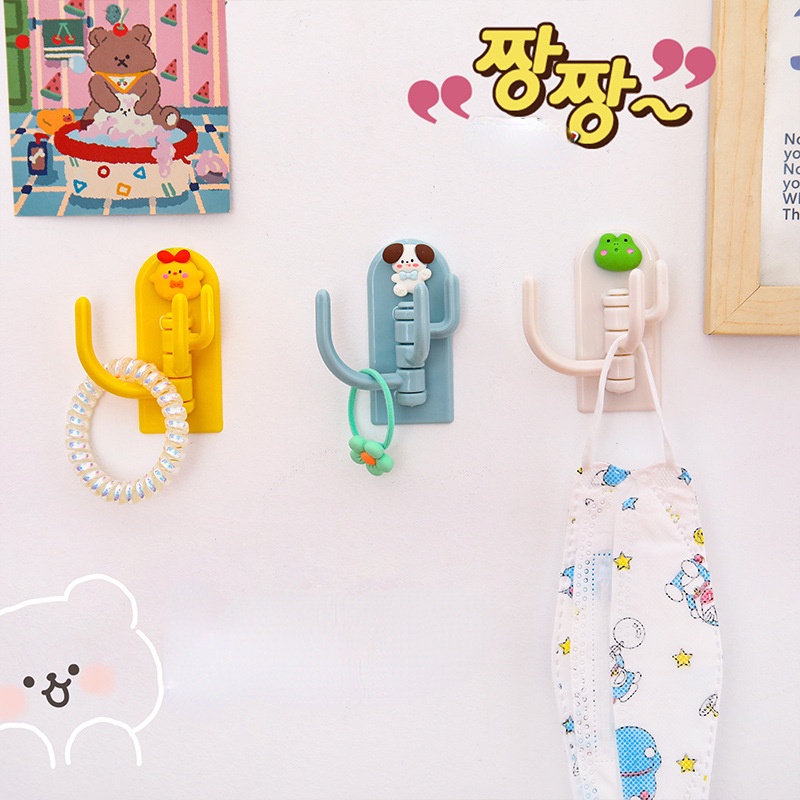 Móc 3 móc treo đồ hình thú dễ thương