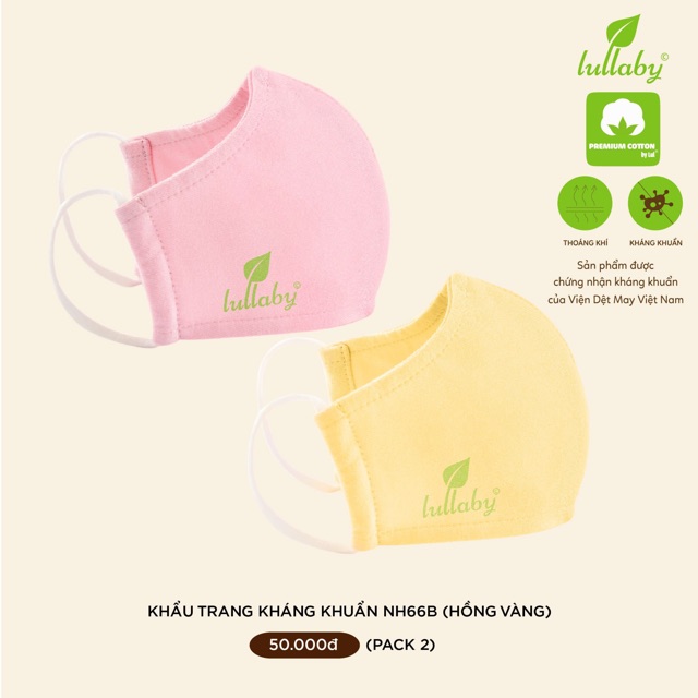 Set 2 Khẩu trang cho Bé Lullaby | BigBuy360 - bigbuy360.vn