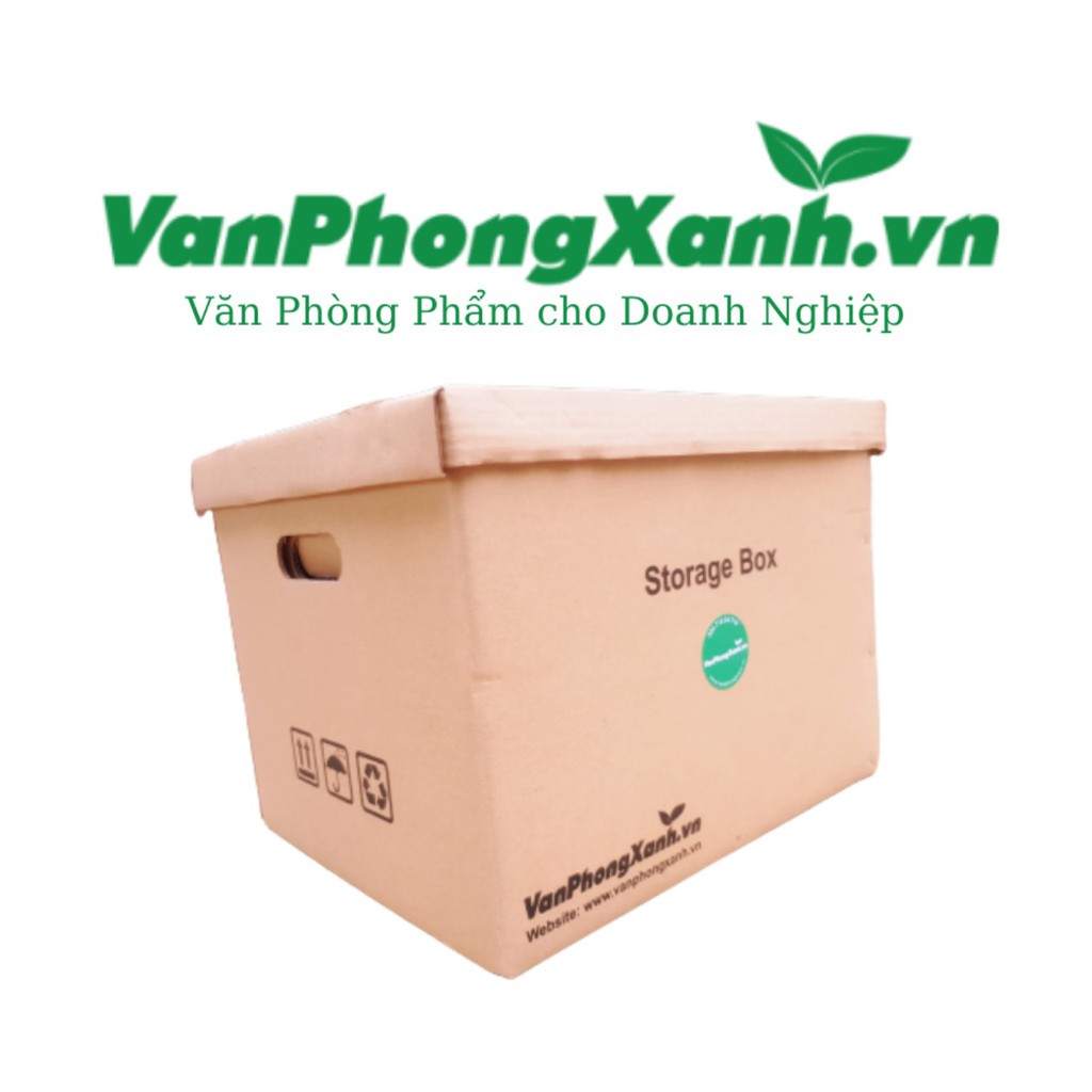 Thùng Carton Nắp Rời Chuyên Dụng Đựng Tài Liệu, 5 Lớp Chắc Chắn Gon Gàng 38*33*28,5 (cm)