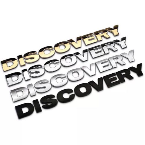 Tem DISCOVERY chữ nổi trang trí xe hơi ô tô