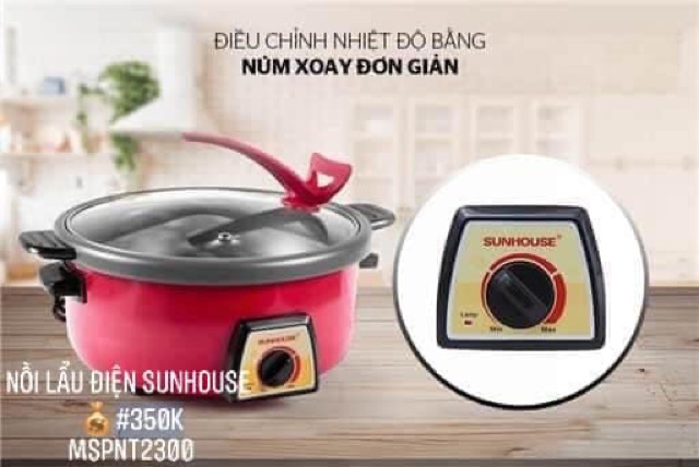 Nồi lẩu điện Sunhouse