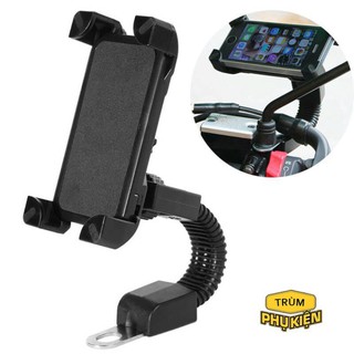 Giá Đỡ Kẹp Điện Thoại Gắn Xe Máy Chắc Chắn, Chống Rung, Chống Cướp Giật