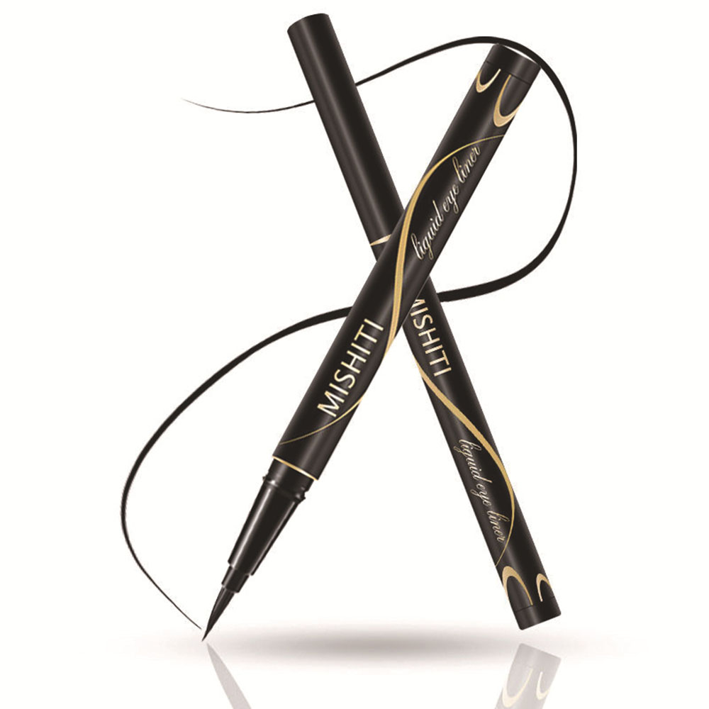 Bút Kẻ Mắt Dạng Lỏng Màu Đen Lì Nhanh Khô Lâu Trôi Không Thấm Nước