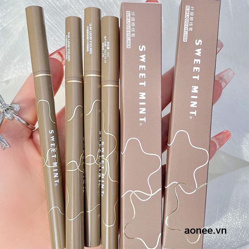 ✨✨Bạc Hà Ngọt Ngào® Bút Kẻ Mắt Ngòi Mảnh Mềm Mại Tự Nhiên Không Phai Màu Kháng Nước Lâu Trôi