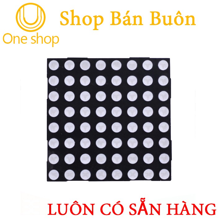 Led Matrix 5.0mm 8x8 Màu Đỏ 12 Chân