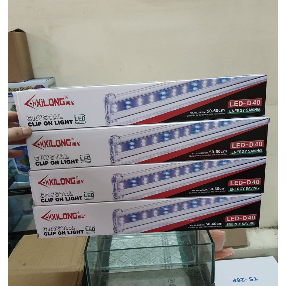 Đèn led thủy sinh Xilong D40 cho bể dài trên 50 cm