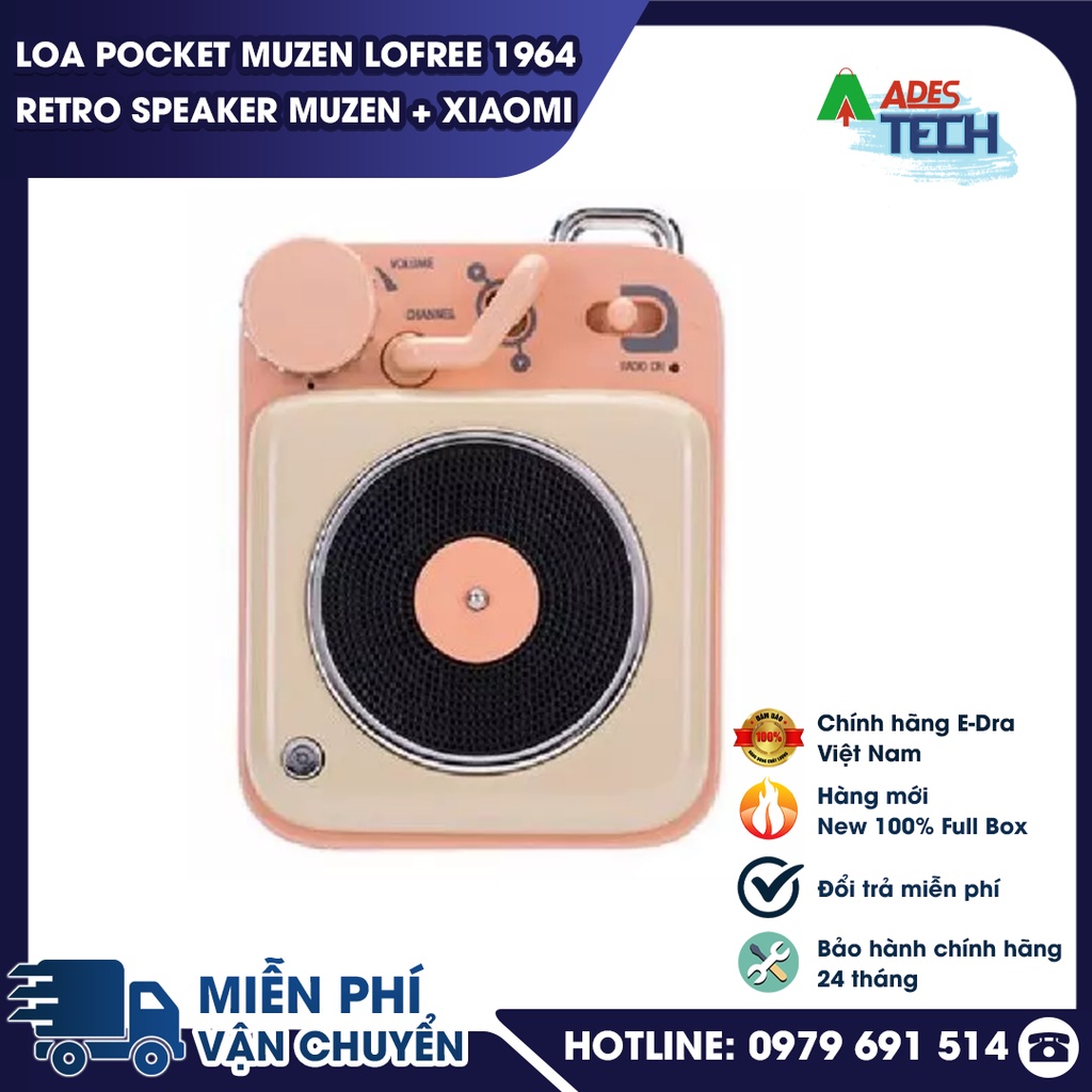 Loa Pocket Muzen Lofree 1964 | Retro Speaker MUZEN + XIAOMI | Loa Mini Bluetooth