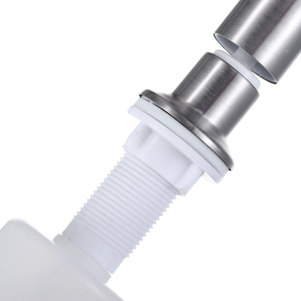 Bình Đựng Xà Phòng Rửa Tay Dạng Lỏng Bằng Thép Không Gỉ Tiện Lợi Dành Cho Nhà Tắm