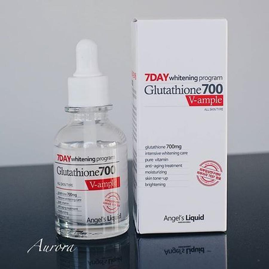 [GIÁ GỐC] Huyết thanh trắng da 7day Whitening Program Glutathione 700 V-ample